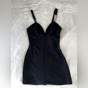 Zara black mini dress
